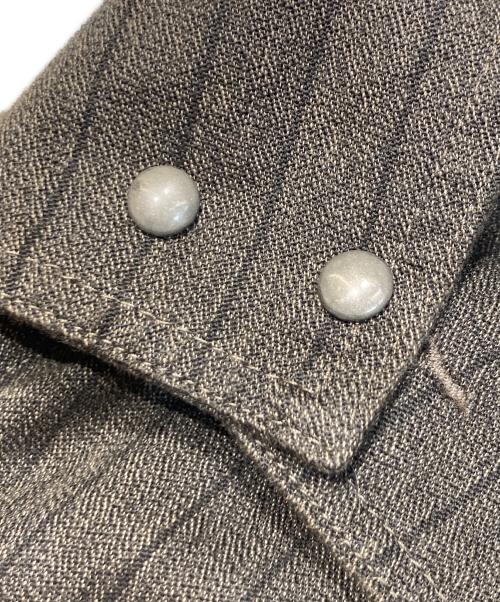 RRL（ダブルアールエル）RRL (ダブルアールエル) Striped Jaspe Twill Jacket ブラウン サイズ:Ｌの古着・服飾アイテム