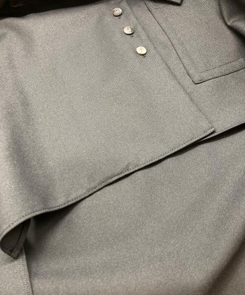 STUDIOUS（ステュディオス）STUDIOUS (ステュディオス) Open Collar Shirt/ステュディオス/123401001 ブラック サイズ:Freeの古着・服飾アイテム