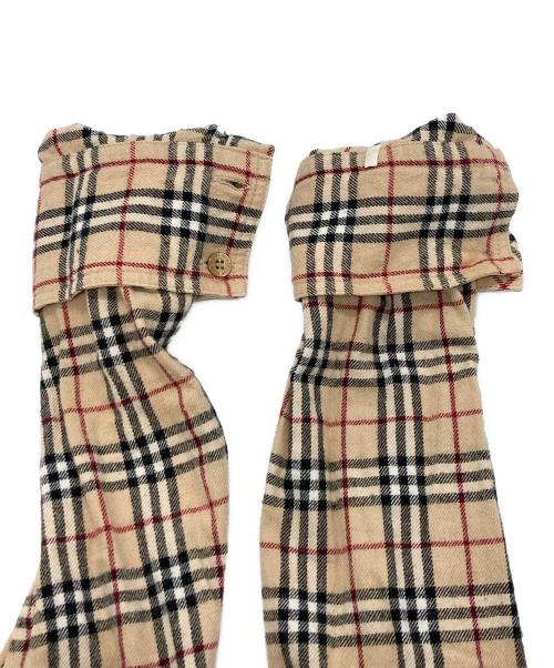 BURBERRY BLUE LABEL（バーバリー ブルー レーベル）BURBERRY BLUE LABEL (バーバリーロンドンブルーレーベル) ノヴァチェックシャツ ベージュ サイズ:Sの古着・服飾アイテム