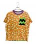 marimekko（マリメッコ）の古着「半袖Tシャツ/マリメッコ/52219-1-90050/ユニセックス」｜オレンジ×グリーン