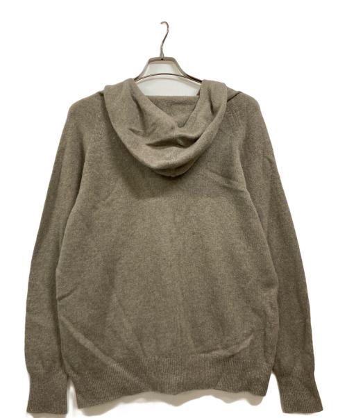 FRAMeWORK（フレームワーク）FRAMeWORK (フレームワーク) 圧縮ウールニットパーカー ベージュ サイズ:Fの古着・服飾アイテム