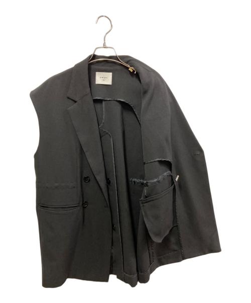 Ameri（アメリ）Ameri (アメリ) SHEER LONG TOP/アメリ/0224206751500 ブラック サイズ:Ｍの古着・服飾アイテム