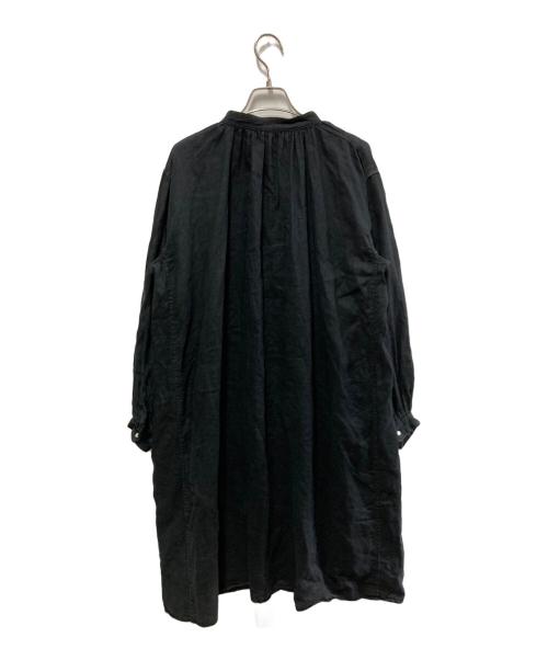 HAVERSACK（ハバーサック）HAVERSACK (ハバーサック) フレンチワークリネンシャツワンピース/ハバーサック/621908 ブラック サイズ:1の古着・服飾アイテム
