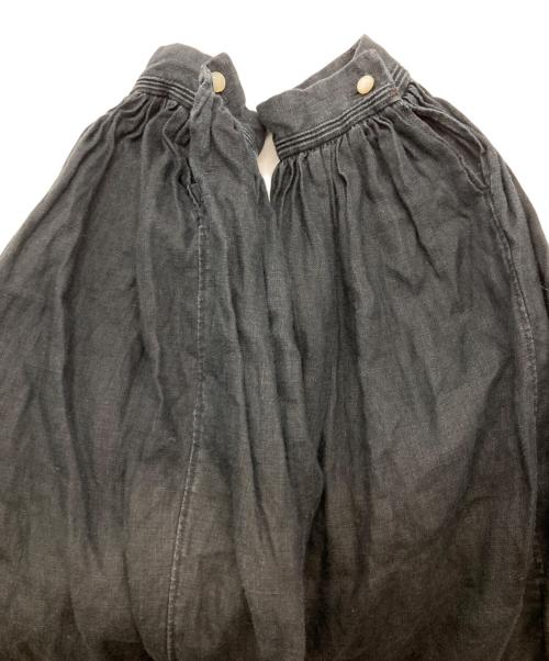 HAVERSACK（ハバーサック）HAVERSACK (ハバーサック) フレンチワークリネンシャツワンピース/ハバーサック/621908 ブラック サイズ:1の古着・服飾アイテム