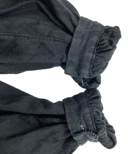 HAVERSACK（ハバーサック）HAVERSACK (ハバーサック) フレンチワークリネンシャツワンピース/ハバーサック/621908 ブラック サイズ:1の古着・服飾アイテム