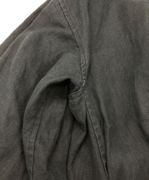 HAVERSACK（ハバーサック）HAVERSACK (ハバーサック) フレンチワークリネンシャツワンピース/ハバーサック/621908 ブラック サイズ:1の古着・服飾アイテム