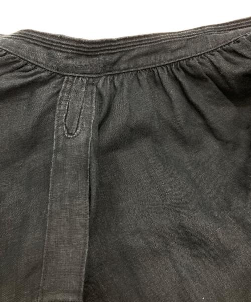 HAVERSACK（ハバーサック）HAVERSACK (ハバーサック) フレンチワークリネンシャツワンピース/ハバーサック/621908 ブラック サイズ:1の古着・服飾アイテム