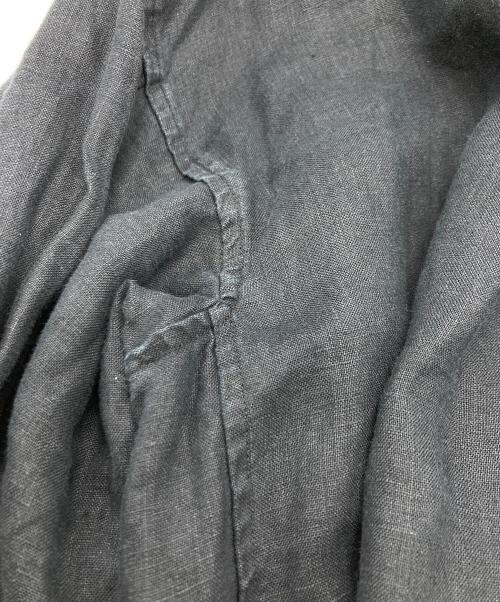 HAVERSACK（ハバーサック）HAVERSACK (ハバーサック) フレンチワークリネンシャツワンピース/ハバーサック/621908 ブラック サイズ:1の古着・服飾アイテム