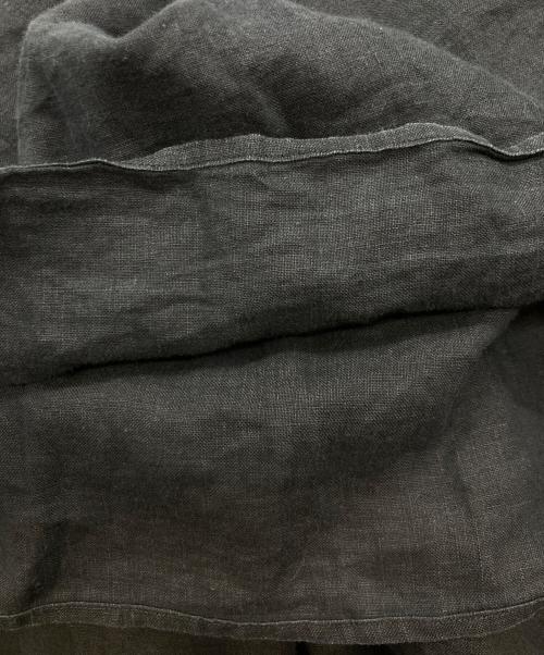 HAVERSACK（ハバーサック）HAVERSACK (ハバーサック) フレンチワークリネンシャツワンピース/ハバーサック/621908 ブラック サイズ:1の古着・服飾アイテム