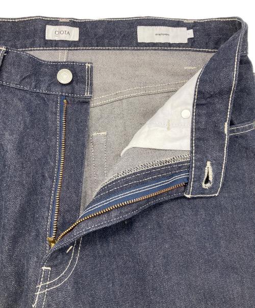 Graphpaper（グラフペーパー）Graphpaper (グラフペーパー) CIOTA (シオタ) Suvin Cotton Denim Pants インディゴ サイズ:1の古着・服飾アイテム