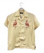 glambグラム）の古着「オープンカラーシャツ」｜アイボリー