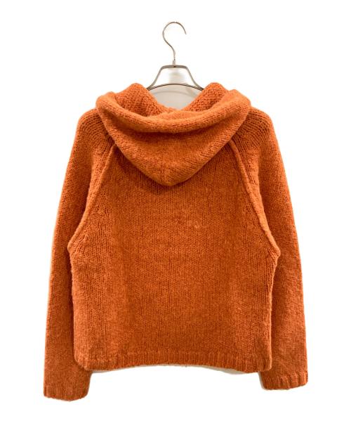 stussy（ステューシー）stussy (ステューシー) CHUNKY KNIT ZIP HOODIE/ステューシー/117200 オレンジ サイズ:Ｌの古着・服飾アイテム