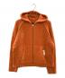 stussy（ステューシー）の古着「CHUNKY KNIT ZIP HOODIE/ステューシー/117200」｜オレンジ