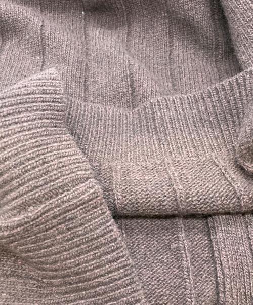 LACOSTE（ラコステ）LACOSTE (ラコステ) VAINL ARCHIVE (ヴァイナルアーカイブ) カシミヤ混ニットカーディガン/ラコステ/ヴァイナルアーカイブ/AH013PL/BEAUTY&YOUTH別注 ブラウン サイズ:4の古着・服飾アイテム