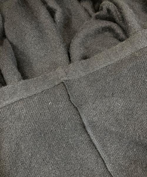 GROUND Y（グラウンドワイ）GROUND Y (グラウンドワイ) ドレープ ロングニットベスト/グラウンドワイ/GV-D03-600 ブラック サイズ:3の古着・服飾アイテム