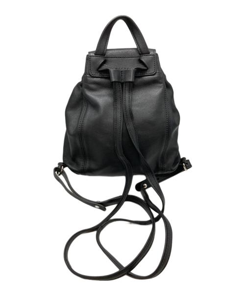 LONGCHAMP（ロンシャン）LONGCHAMP (ロンシャン) LE PLIAGE CUIR バックパック/ロンシャン/L1306737001 ブラックの古着・服飾アイテム
