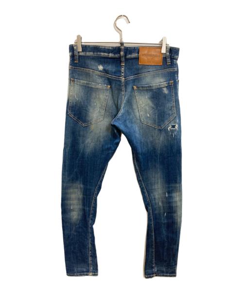 DSQUARED2（ディースクエアード）DSQUARED2 (ディースクエアード) Sexy Twist Jean/デニムパンツ/ディースクエアード/S71LB0332 ブルー サイズ:Ｍの古着・服飾アイテム