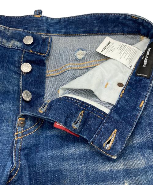 DSQUARED2（ディースクエアード）DSQUARED2 (ディースクエアード) Sexy Twist Jean/デニムパンツ/ディースクエアード/S71LB0332 ブルー サイズ:Ｍの古着・服飾アイテム