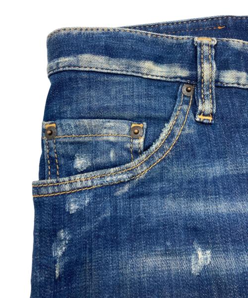 DSQUARED2（ディースクエアード）DSQUARED2 (ディースクエアード) Sexy Twist Jean/デニムパンツ/ディースクエアード/S71LB0332 ブルー サイズ:Ｍの古着・服飾アイテム