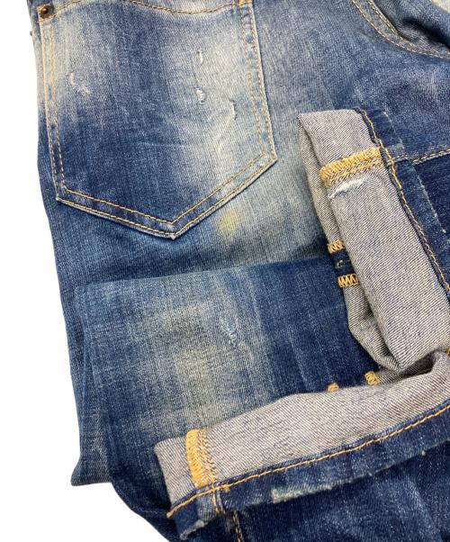 DSQUARED2（ディースクエアード）DSQUARED2 (ディースクエアード) Sexy Twist Jean/デニムパンツ/ディースクエアード/S71LB0332 ブルー サイズ:Ｍの古着・服飾アイテム