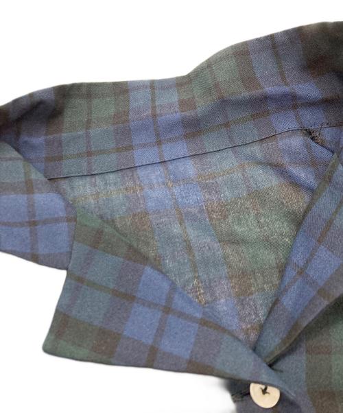 MACKINTOSH PHILOSOPHY（マッキントッシュ フィロソフィー）MACKINTOSH PHILOSOPHY (マッキントッシュ フィロソフィー) チェックシャツワンピース/マッキントッシュ フィロソフィー/H5J33-565-29 グリーン サイズ:Ｍの古着・服飾アイテム