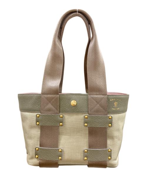 A.D.M.J.（エーディーエムジェイ）A.D.M.J. (エーディーエムジェイ) トートバッグ/エーディーエムジェイ グレー×ピンクの古着・服飾アイテム