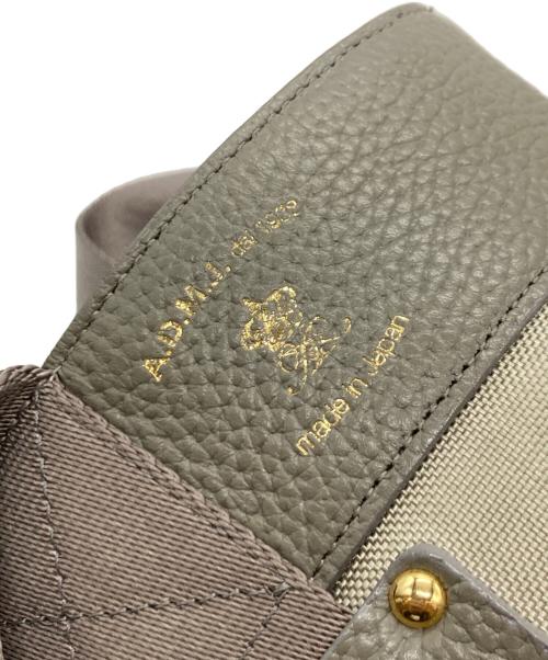 A.D.M.J.（エーディーエムジェイ）A.D.M.J. (エーディーエムジェイ) トートバッグ/エーディーエムジェイ グレー×ピンクの古着・服飾アイテム