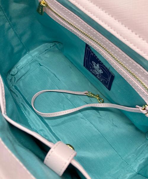 A.D.M.J.（エーディーエムジェイ）A.D.M.J. (エーディーエムジェイ) トートバッグ/エーディーエムジェイ グレー×ピンクの古着・服飾アイテム