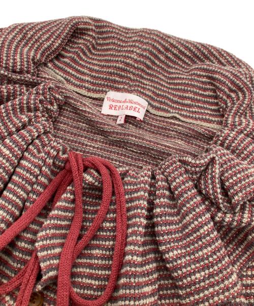 Vivienne Westwood RED LABEL（ヴィヴィアンウエストウッドレッドレーベル）Vivienne Westwood RED LABEL (ヴィヴィアンウエストウッドレッドレーベル) ニットカーディガン レッド サイズ:2の古着・服飾アイテム