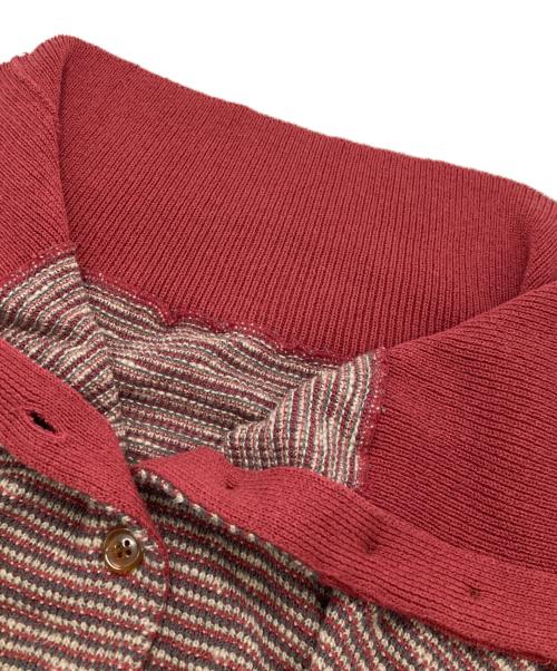 Vivienne Westwood RED LABEL（ヴィヴィアンウエストウッドレッドレーベル）Vivienne Westwood RED LABEL (ヴィヴィアンウエストウッドレッドレーベル) ニットカーディガン レッド サイズ:2の古着・服飾アイテム