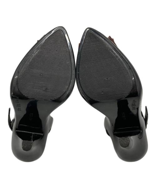 VIVIENNE WESTWOOD ANGLOMANIA+melissa（ヴィヴィアンウエストウッド アングロマニア メリッサ）VIVIENNE WESTWOOD ANGLOMANIA+melissa (ヴィヴィアンウエストウッド アングロマニア メリッサ) ラバーヒールパンプス/ヴィヴィアンウエストウッド アングロマニア メリッサ ブラック サイズ:EUR37の古着・服飾アイテム