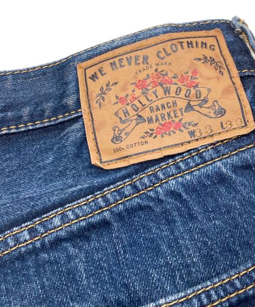 HOLLYWOOD RANCH MARKET（ハリウッドランチマーケッド）HOLLYWOOD RANCH MARKET (ハリウッドランチマーケッド) デニムパンツ　ハリウッドランチマーケッド　 インディゴ サイズ:83.5cm (W33)の古着・服飾アイテム