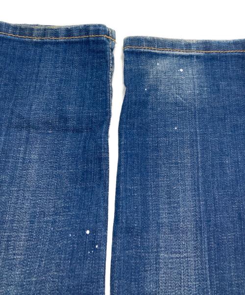 DSQUARED2（ディースクエアード）DSQUARED2 (ディースクエアード) ダメージデニムパンツ ブルー サイズ:46の古着・服飾アイテム