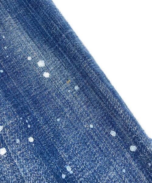 DSQUARED2（ディースクエアード）DSQUARED2 (ディースクエアード) ダメージデニムパンツ ブルー サイズ:46の古着・服飾アイテム