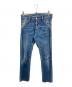 DSQUARED2（ディースクエアード）の古着「デニムパンツ　S71LB0236　ディースクエアード　」｜ブルー