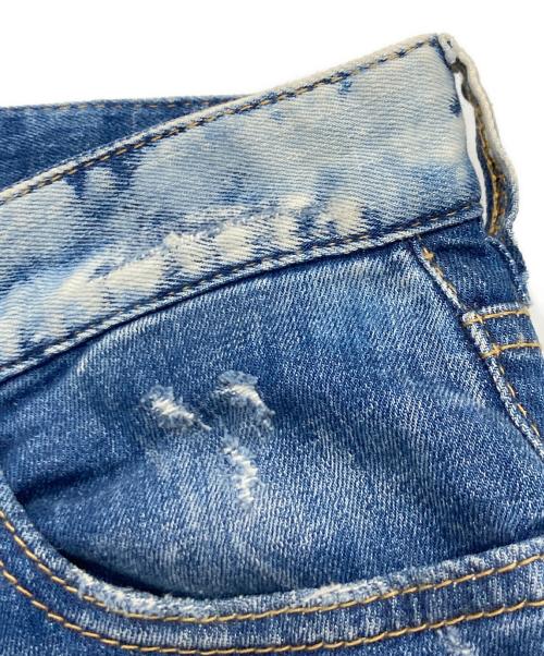 DSQUARED2（ディースクエアード）DSQUARED2 (ディースクエアード) ダメージデニムパンツ/ディースクエアード/S71LB0269 ブルー サイズ:Lの古着・服飾アイテム