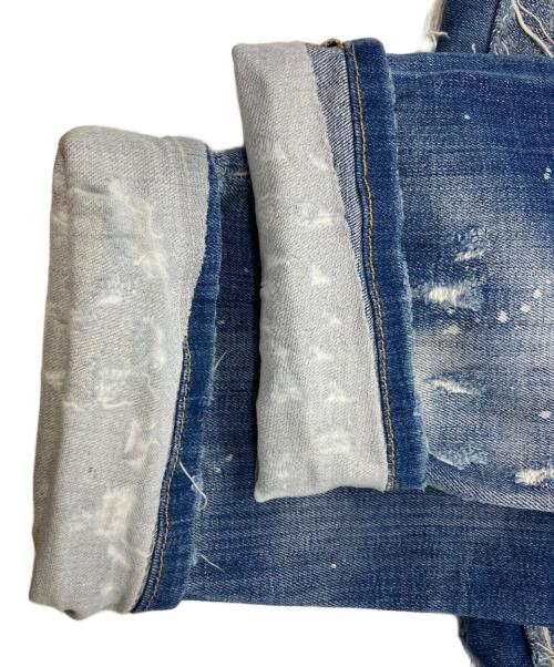 DSQUARED2（ディースクエアード）DSQUARED2 (ディースクエアード) ダメージデニムパンツ/ディースクエアード/S71LB0269 ブルー サイズ:Lの古着・服飾アイテム