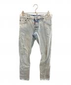 DSQUARED2ディースクエアード）の古着「デニムパンツ/ディースクエアード/S71LB0752」｜ライトブルー