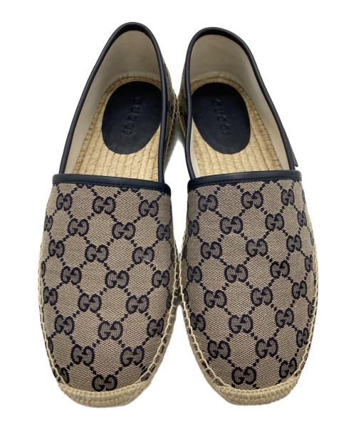 GUCCI（グッチ）GUCCI (グッチ) エスパドリーユ/グッチ/466903 ネイビー サイズ:7 1/2の古着・服飾アイテム