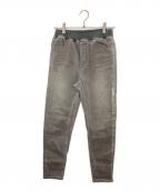 K.T KIYOKO TAKASEケーティー キヨコタカセ）の古着「コットンストレッチデニム ウエストリブパンツ」｜グレー