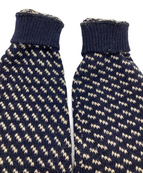 L.L.Bean（エルエルビーン）L.L.Bean (エルエルビーン) バーズアイクルーネックニット ネイビー サイズ:XLの古着・服飾アイテム