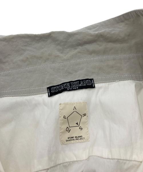 STONE ISLAND（ストーンアイランド）STONE ISLAND (ストーンアイランド) レイヤードシャツ/ストーンアイランド ホワイト サイズ:Mの古着・服飾アイテム