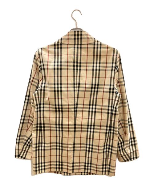 BURBERRY BLACK LABEL（バーバリーブラックレーベル）BURBERRY BLACK LABEL (バーバリーブラックレーベル) ノヴァチェック柄Pコート/バーバリーブラックレーベル/BMP66-902-42 ベージュ サイズ:Ｍの古着・服飾アイテム