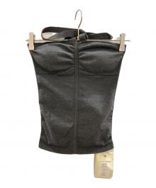UNFIL（アンフィル）の古着「stretch organic cotton tube top/アンフィル/WVSP-UW121」｜グレー