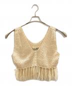 UNFILアンフィル）の古着「メッシュタンクトップ/アンフィル/UN240800319」｜アイボリー