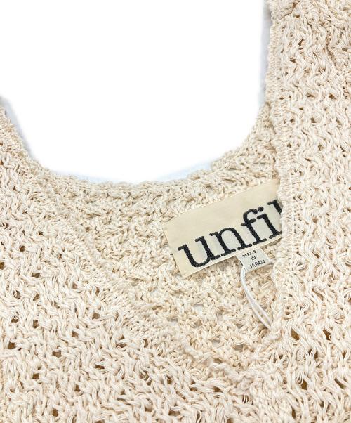 UNFIL（アンフィル）UNFIL (アンフィル) メッシュタンクトップ/アンフィル/UN240800319 アイボリー サイズ:Sの古着・服飾アイテム