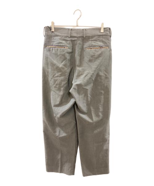 TOMORROW LAND（トゥモローランド）TOMORROW LAND (トゥモローランド) ウールモヘヤトロピカル 2プリーツワイドパンツ/トゥモローランド/63-04-12-04409/CANONICO グレー サイズ:Ｍの古着・服飾アイテム