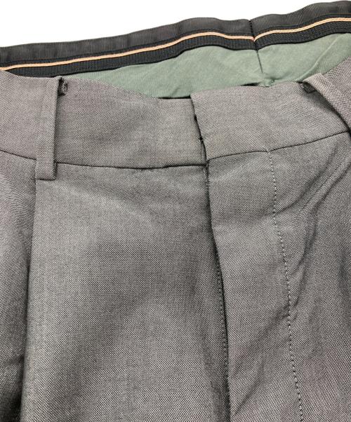 TOMORROW LAND（トゥモローランド）TOMORROW LAND (トゥモローランド) ウールモヘヤトロピカル 2プリーツワイドパンツ/トゥモローランド/63-04-12-04409/CANONICO グレー サイズ:Ｍの古着・服飾アイテム