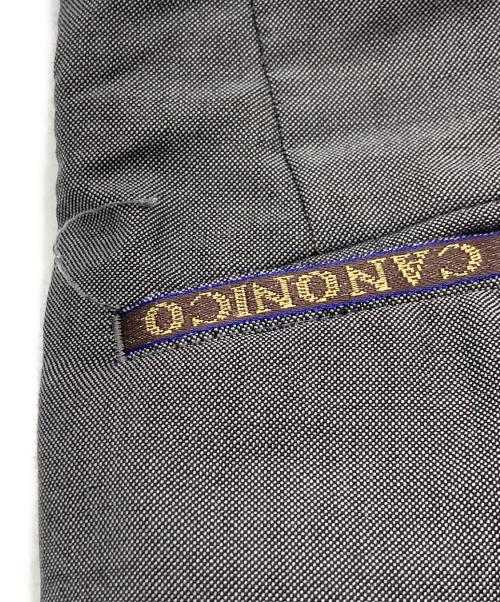 TOMORROW LAND（トゥモローランド）TOMORROW LAND (トゥモローランド) ウールモヘヤトロピカル 2プリーツワイドパンツ/トゥモローランド/63-04-12-04409/CANONICO グレー サイズ:Ｍの古着・服飾アイテム