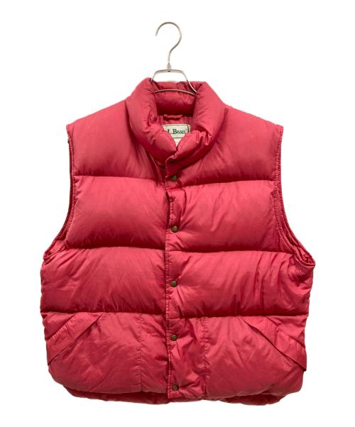 L.L.Bean（エルエルビーン）L.L.Bean (エルエルビーン) ダウンベスト/エルエルビーン レッド サイズ:表記なしの古着・服飾アイテム